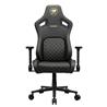 COUGAR Defensor Gold Gaming Chair Black/ Gold Leatherette