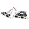 StarTech 4 Port Native PCI Express RS232 Serial Adapter Card with 16550 UART (PEX4S553)