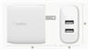 Belkin 24W Dual USB-A Wall Charger with Lightning to USB-A Cable