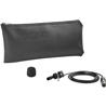 SHURE WL185M Low-Profile Cardioid Lavalier Microphone, Black