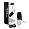 SHURE MV7+ Microphone pour Podcast, Blanc