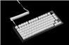 DROP Câble de clavier spiralé noir et blanc – Noir sur blanc – YC8