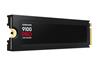 Samsung 9100 PRO with Heatsink - 2TB  M.2  NVMe 2.0 PCIe Gen5. X4 SSD