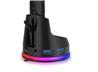 iCan  6-IN-1 Multi-function RGB Headset Stand | 4 Port Active Powered USB 3.0 HUB, Black