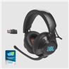 asque de jeu sans fil over-ear JBL Quantum 610 avec cadran de chat de jeu