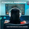 LOGITECH G321 LIGHTSPEED Wireless Bluetooth Gaming Headset - White