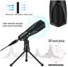 YANMAI Q3B Gaming Microphone With Foldable Tripod Stand, Black(Open Box)