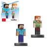 Nintendo™ Amiibo MINECRAFT SERIES: Steve & Alex - 2 Pack