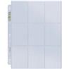 Ultra PRO Platinum Series 9-Pocket Card Sleeve Binder Page (25 Pack)