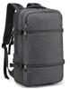 KINGSLONG 15.6" Travel Laptop Backpack with USB Port, Black