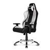 AKRacing Premium Series Gaming Chair, Silver & Black V2