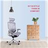 GTCHAIR Dvary Butterfly Ergonomic Office Chair, Mesh, Grey