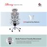 GTCHAIR Dvary Butterfly Ergonomic Office Chair, Mesh, Grey