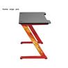 Brateck Z-Shaped PC Gaming Desk - Black & Red(Open Box)