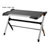 Brateck Deluxe Aluminum Gaming Desk with RGB LED Lights - Black