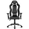 AKRacing Nitro Series Gaming Chair, Black & White(Open Box)