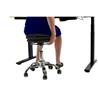 UNCAGED Ergonomics Wobble Stool Air, 360° Swivel Office Stool, Black