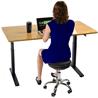 UNCAGED Ergonomics Wobble Stool Air, 360° Swivel Office Stool, Black