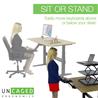 UNCAGED Ergonomics KT2-B Sit or Stand Under Desk Keyboard Tray