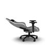 CORSAIR TC200 Fabric Gaming Chair - Standard Fit, Light Grey / White(Open Box)