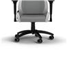 CORSAIR TC200 Fabric Gaming Chair - Standard Fit, Light Grey / White(Open Box)