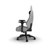 CORSAIR TC200 Leatherette Gaming Chair, Standard Fit, Grey/White