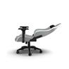 CORSAIR TC200 Leatherette Gaming Chair, Standard Fit, Grey/White