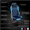 CYBEART | Sub Zero Gaming Chair - Mortal Kombat | Inbuilt Lumbar Support