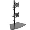 Tripp Lite Dual Vertical Desk Mount Monitor Stand Swivel Tilt Rotate 15-27in DDR1527SDC