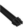 CORSAIR Premium Kit de câbles CC à gainage individuel, type 5 (génération 5), Noir