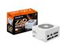 GIGABYTE GP-UD850GM PG5W PCIE 5 ATX 3.0 Fully Module Gaming Power Supply, White - 80 Plus Gold Certified 850W - Japanese Capaci