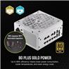 CORSAIR RMx Shift Series RM850x Shift Fully Modular 80PLUS Gold ATX Power Supply, White, ATX 3.1 Compatible