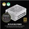 CORSAIR RMx Shift Series RM1200x Shift Fully Modular 80PLUS Gold ATX Power Supply, White, ATX 3.1 Compatible(Open Box)