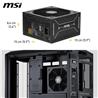 MSI MAG A750GLS PCIE5, 80+ GOLD Full Modular Gaming PSU