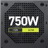 MSI 750W Bronze ATX Power Supply, Black