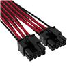 CORSAIR Premium Individually Sleeved 12+4pin PCIe Gen 5 Type-4 600W 12VHPWR Cable, Black/Red(Open Box)