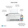 HP DeskJet 2755e Wireless 3-in-1 Color Inkjet Printer, White(Open Box)