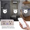 Jinvoo 2-Outlet 10A Mini Smart WiFi Plug Works(Open Box)