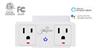 Jinvoo 2-Outlet 10A Mini Smart WiFi Plug Works(Open Box)