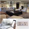 Jinvoo 2-Outlet 10A Mini Smart WiFi Plug Works(Open Box)